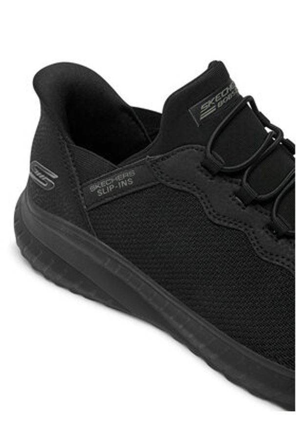 skechers - Skechers Sneakersy Bobs Squad Chaos 117500/BBK Czarny. Kolor: czarny. Materiał: mesh, materiał