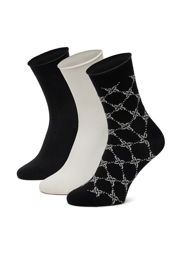 Zestaw 3 par wysokich skarpet damskich Nine West. Wzór: kolorowy