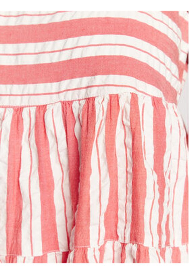 Seafolly Sukienka letnia Cabana 54861-DR Czerwony Regular Fit. Kolor: czerwony. Materiał: bawełna. Sezon: lato