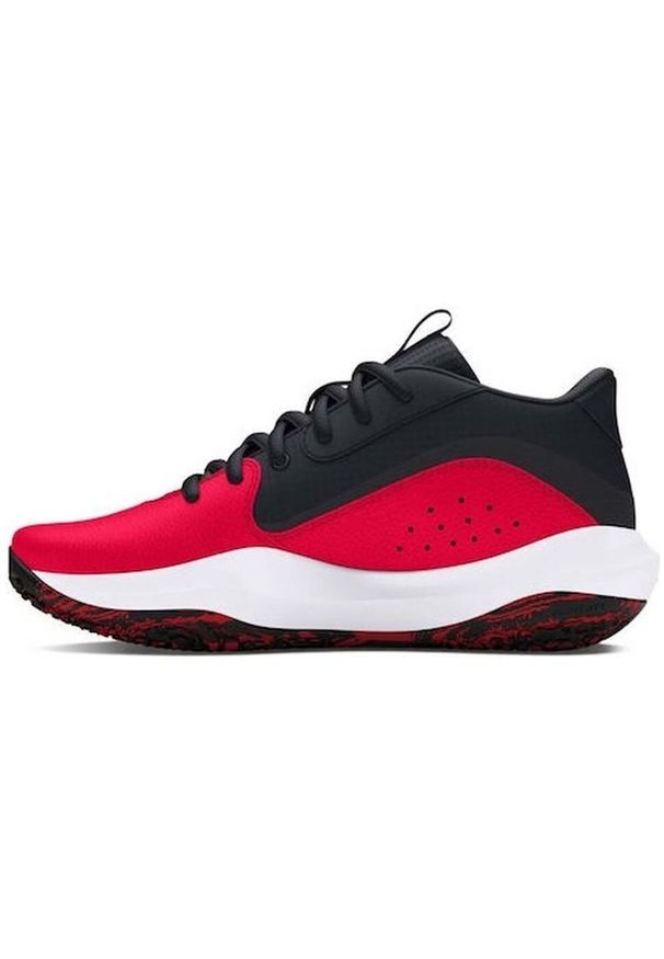 Buty do koszykówki dziecięce Under Armour GS Lockdown 7. Kolor: wielokolorowy, czerwony. Sport: koszykówka