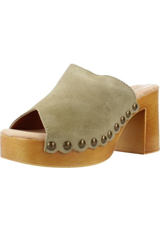 Sandały MTNG 53672M Zielony. Kolor: zielony. Materiał: syntetyk. Sezon: lato