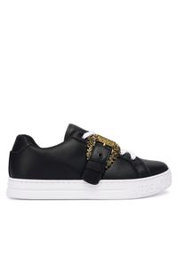 Versace Jeans Couture Sneakersy 79VA3SK9 ZPB27 Czarny. Kolor: czarny. Materiał: skóra