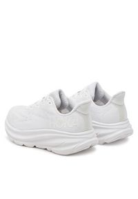 HOKA - Hoka Buty do biegania Clifton 9 Wide 1132211 Biały. Kolor: biały. Materiał: materiał