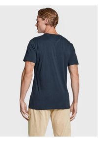 La Martina T-Shirt UMR304 JS206 Granatowy Regular Fit. Kolor: niebieski. Materiał: bawełna #4