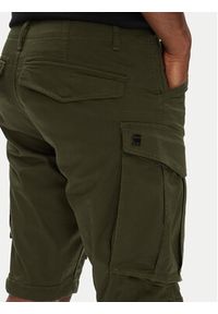 G-Star RAW - G-Star Raw Szorty materiałowe Rovic Zip D26214-5126 6059 Khaki Relaxed Fit. Kolor: brązowy. Materiał: bawełna