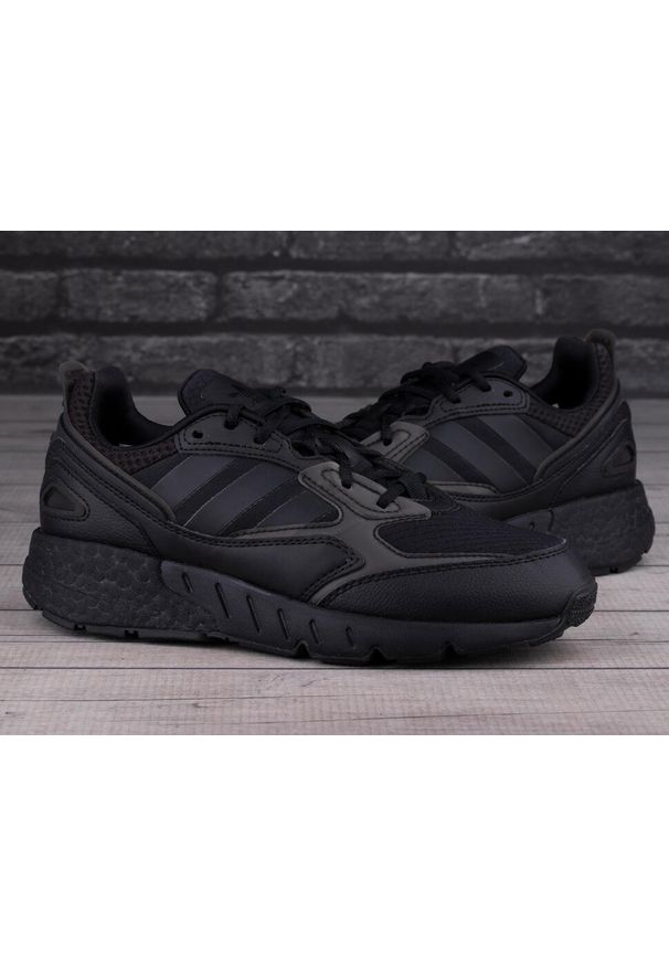 Buty damskie sportowe sneakersy Adidas ZX 1K BOOST. Kolor: czarny. Model: Adidas ZX