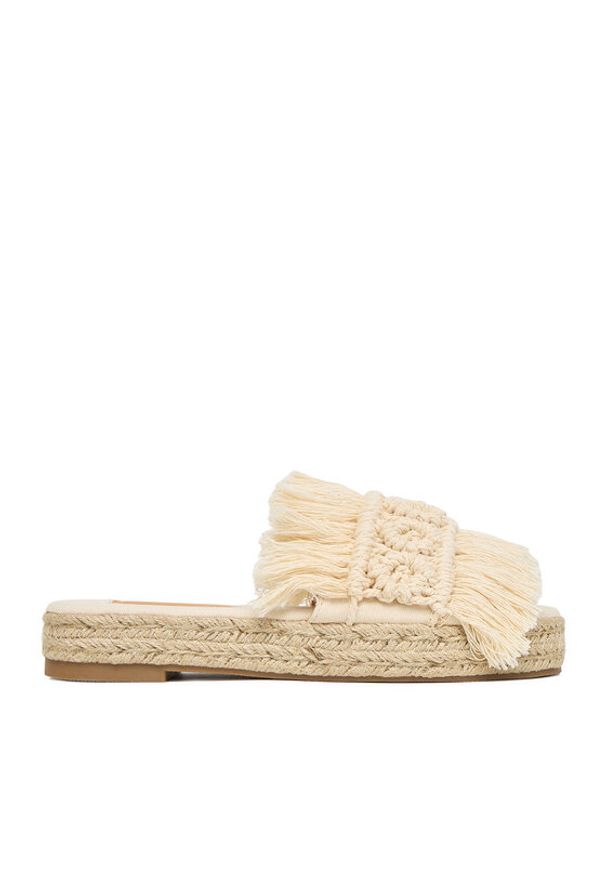 DeeZee Espadryle S294 Écru. Materiał: materiał