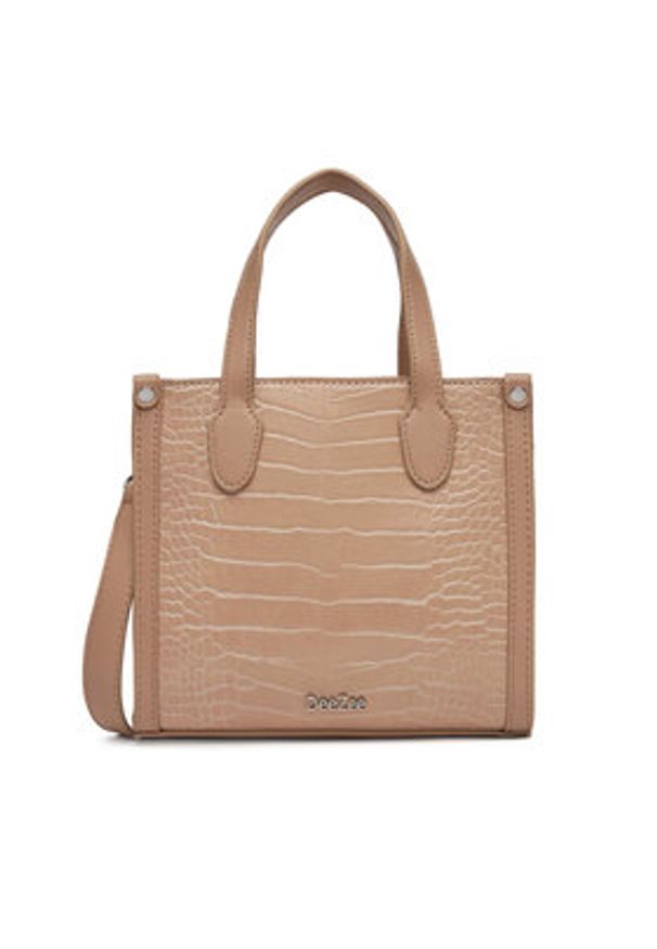 DeeZee Torebka DZE-S-015-07 Beżowy. Kolor: beżowy. Materiał: skórzane