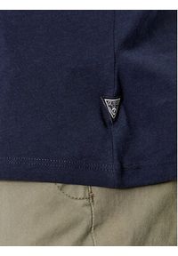 Guess T-Shirt M3BI65 K9RM1 Granatowy Slim Fit. Kolor: niebieski. Materiał: bawełna #3
