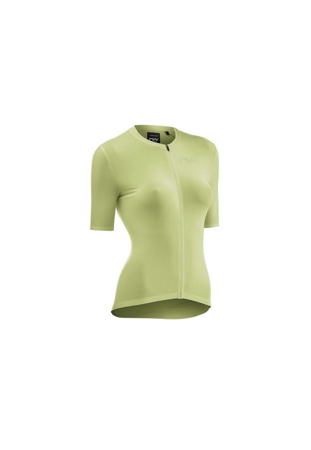 Koszulka rowerowa NORTHWAVE Extreme Woman Jersey żółty. Kolor: żółty. Materiał: jersey