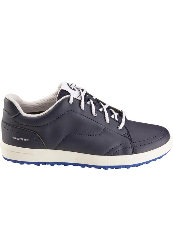 INESIS - Buty do golfa dla dzieci. Kolor: niebieski. Materiał: kauczuk, syntetyk, poliester. Sport: golf
