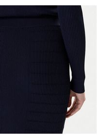 Guess Spódnica mini W5YD66 Z0130 Granatowy Slim Fit. Kolor: niebieski. Materiał: wiskoza #5