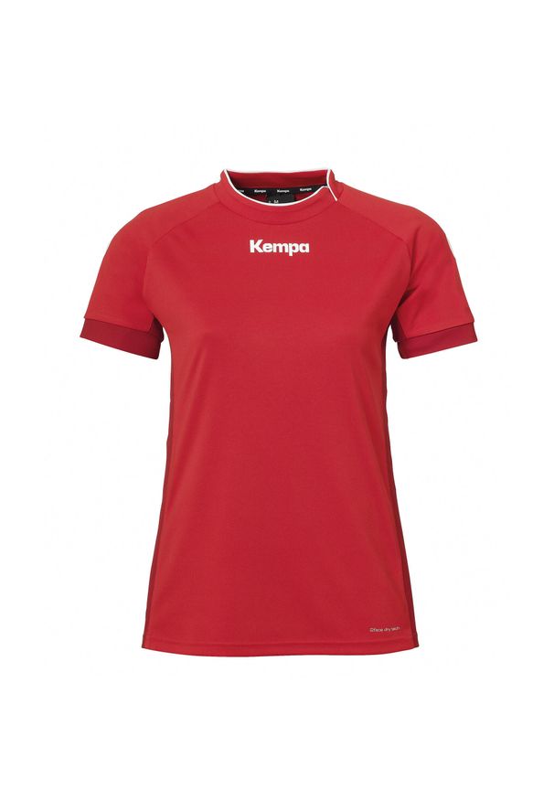 KEMPA - Damska koszulka Kempa Prime. Kolor: czerwony, wielokolorowy, czarny. Materiał: materiał