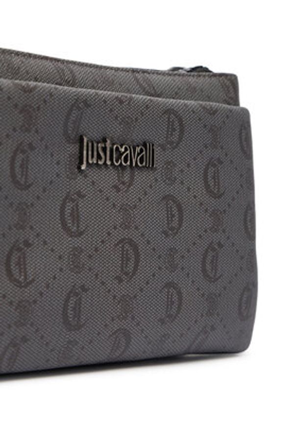 Just Cavalli Nerka 80QA4B43 ZSD82 Szary. Kolor: szary. Materiał: skóra