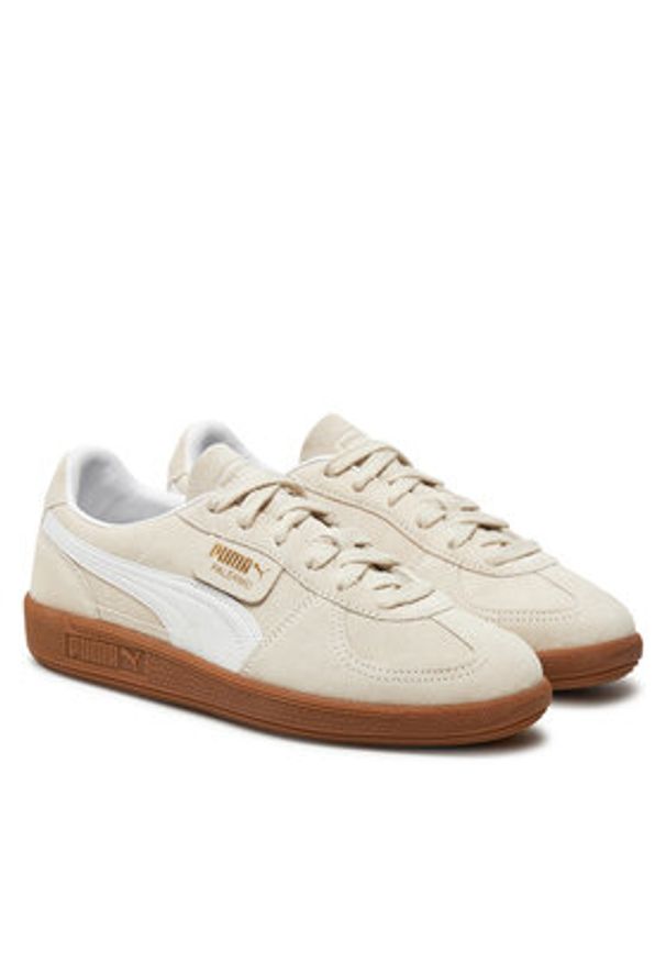 Puma Sneakersy Palermo 396463-11 Beżowy. Kolor: beżowy. Materiał: zamsz, skóra