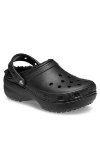 Crocs Klapki Crocs Classic Platform Lined Clog W 207938 Czarny. Kolor: czarny. Obcas: na platformie #6