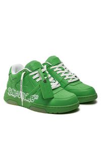 OFF-WHITE - Off-White Sneakersy OMIA189S22LEA0045501 Zielony. Kolor: zielony. Materiał: skóra #3