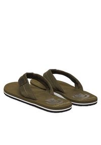TOMMY HILFIGER - Tommy Hilfiger Japonki Patch Hilfiger Beach Sandal FM0FM05804 Zielony. Kolor: zielony. Materiał: materiał #2