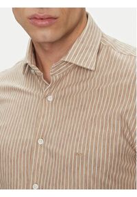 Michael Kors Koszula MK0DS01538 Beżowy Slim Fit. Kolor: beżowy. Materiał: bawełna #3