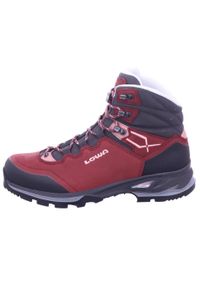Buty trekkingowe damskie Lowa Lady Light LL. Wysokość cholewki: za kostkę. Zapięcie: sznurówki. Kolor: czerwony. Materiał: guma, skóra, tkanina. Szerokość cholewki: normalna