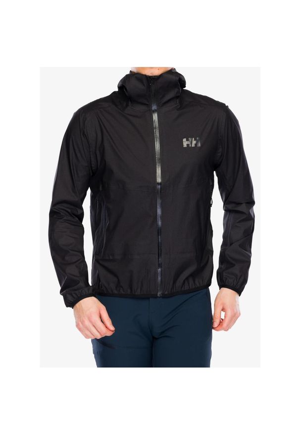 Kurtka z membraną męska Helly Hansen Verglas 2.5L Fastpack Jacket. Kolor: czarny