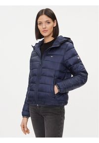 Tommy Jeans Kurtka puchowa Quilted DW0DW09350 Granatowy Regular Fit. Kolor: niebieski. Materiał: syntetyk