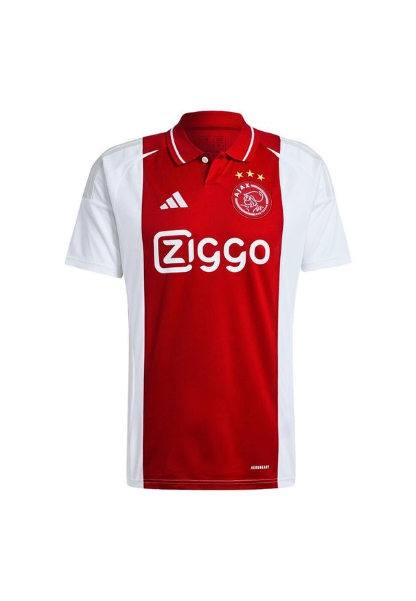 Adidas - Koszulka Ajax Amsterdam 24/25 Home. Kolor: biały. Materiał: materiał