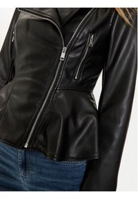 Guess Kurtka z imitacji skóry W4BL3T KCP70 Czarny Regular Fit. Kolor: czarny. Materiał: syntetyk
