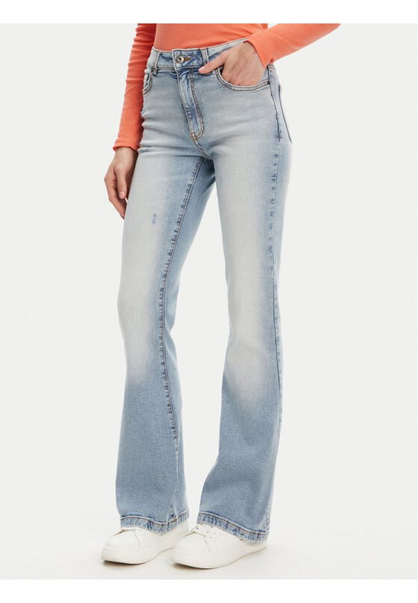 United Colors of Benetton - United Colors Of Benetton Jeansy 4OTADE00F Niebieski Flare Fit. Kolor: niebieski