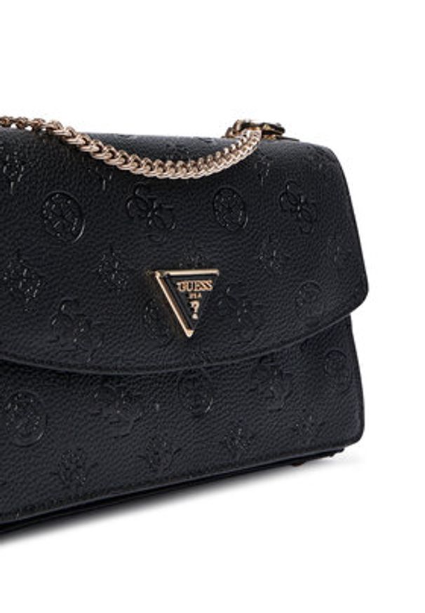 Guess Torebka Cresidia II HWPD98 88210 Czarny. Kolor: czarny. Materiał: skórzane