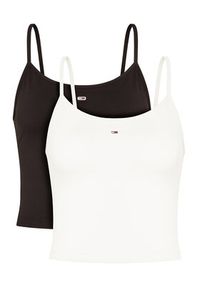 Tommy Jeans Komplet 2 topów Essential DW0DW18148 Kolorowy Regular Fit. Materiał: bawełna. Wzór: kolorowy