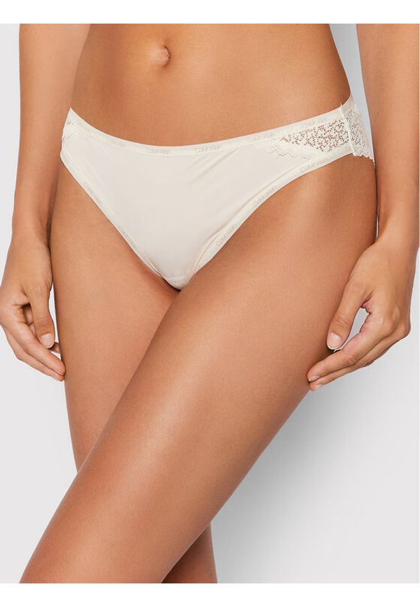 Calvin Klein Underwear Figi brazylijskie 000QF5152E Żółty. Kolor: żółty. Materiał: syntetyk