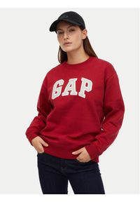 GAP - Gap Bluza 554936-22 Czerwony Regular Fit. Kolor: czerwony. Materiał: bawełna