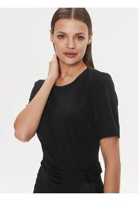 DKNY Sukienka codzienna DD3K1461 Czarny Regular Fit. Okazja: na co dzień. Kolor: czarny. Materiał: syntetyk. Typ sukienki: proste. Styl: casual