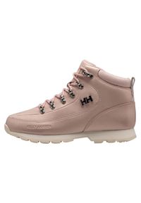 Buty do chodzenia damskie Helly Hansen The Forester. Wysokość cholewki: za kostkę. Zapięcie: sznurówki. Kolor: czerwony. Materiał: guma, materiał, skóra, syntetyk. Szerokość cholewki: normalna. Sport: turystyka piesza