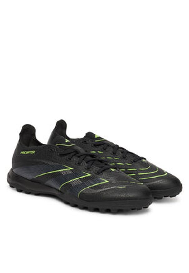 Adidas - adidas Buty do piłki nożnej Predator League JI1133 Czarny. Kolor: czarny. Materiał: skóra