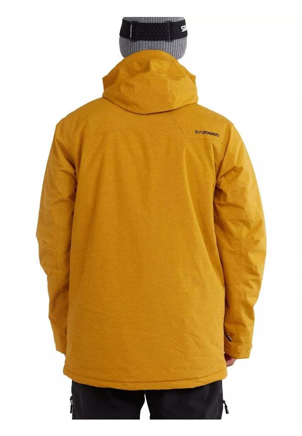 FUNDANGO - Kurtka narciarska męska Ryder Jacket. Kolor: pomarańczowy, żółty, wielokolorowy. Materiał: syntetyk. Sport: narciarstwo