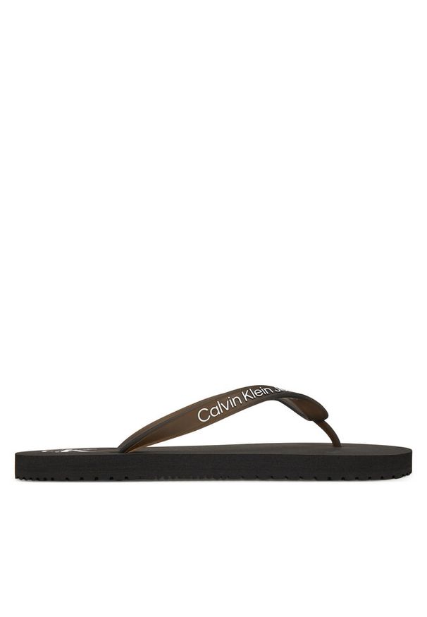 Japonki Calvin Klein Jeans. Kolor: czarny