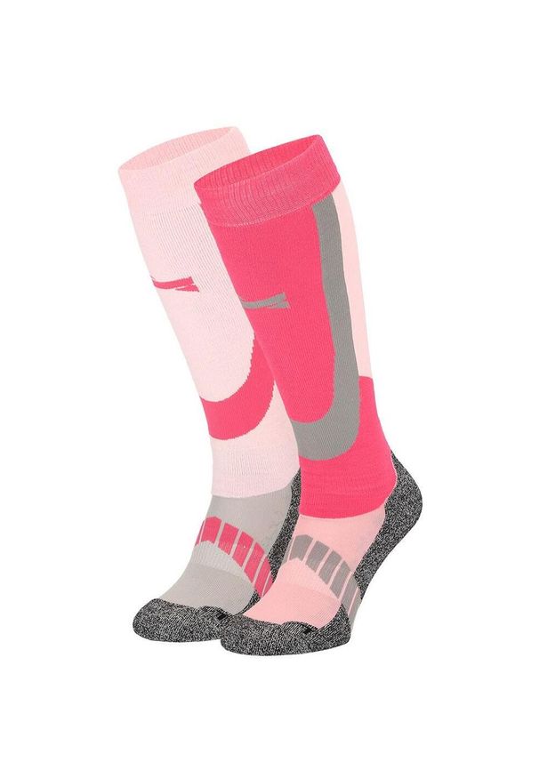 XTREME SOCKSWEAR - Skarpety narciarskie Xtreme, 6 par, Multi Różowy. Kolor: różowy. Sport: narciarstwo