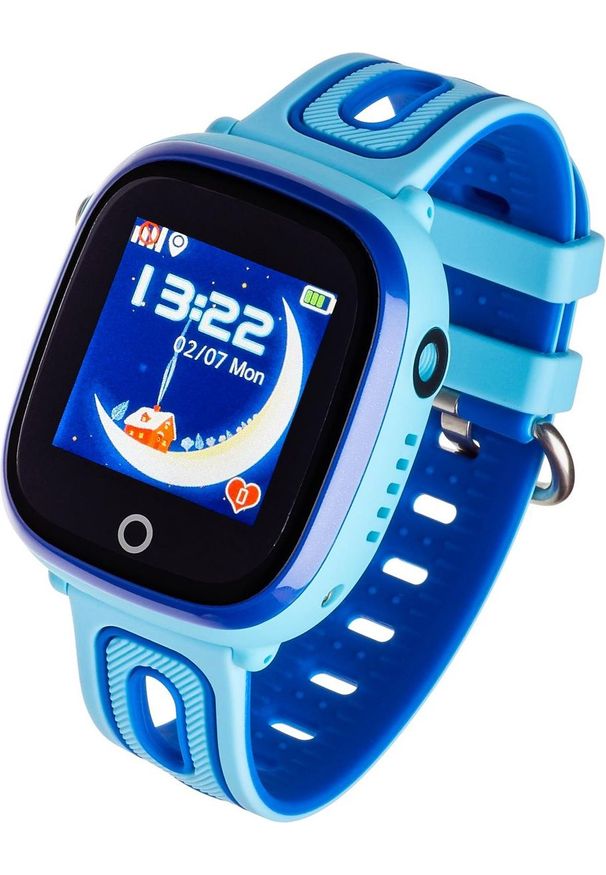 Smartwatch Garett Electronics Kids Happy Niebieski. Rodzaj zegarka: smartwatch. Kolor: niebieski