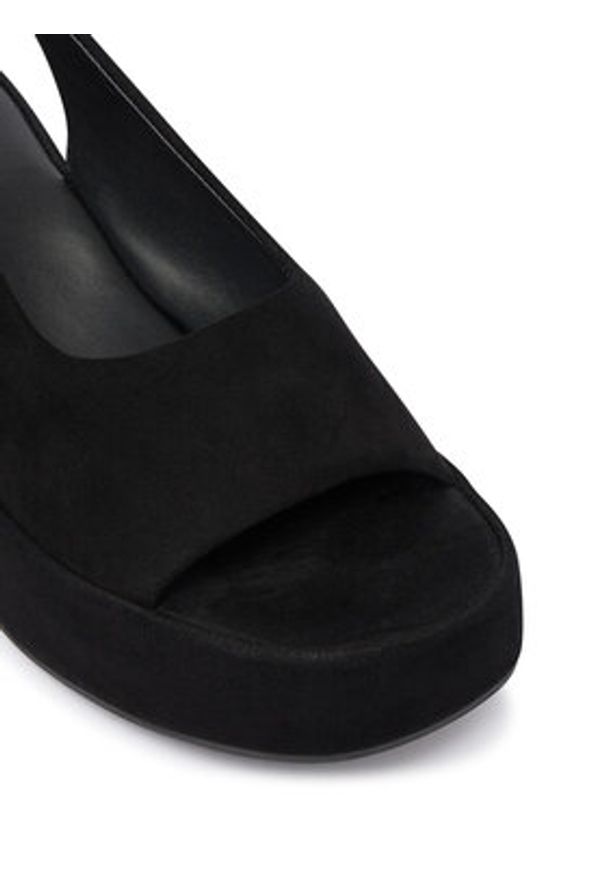 HÖGL Sandały 1-102512 Czarny. Kolor: czarny. Materiał: skóra, welur