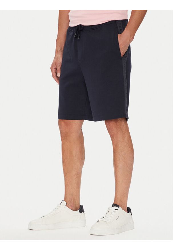 GANT - Gant Szorty sportowe 2825122T Granatowy Regular Fit. Kolor: niebieski. Materiał: bawełna. Styl: sportowy