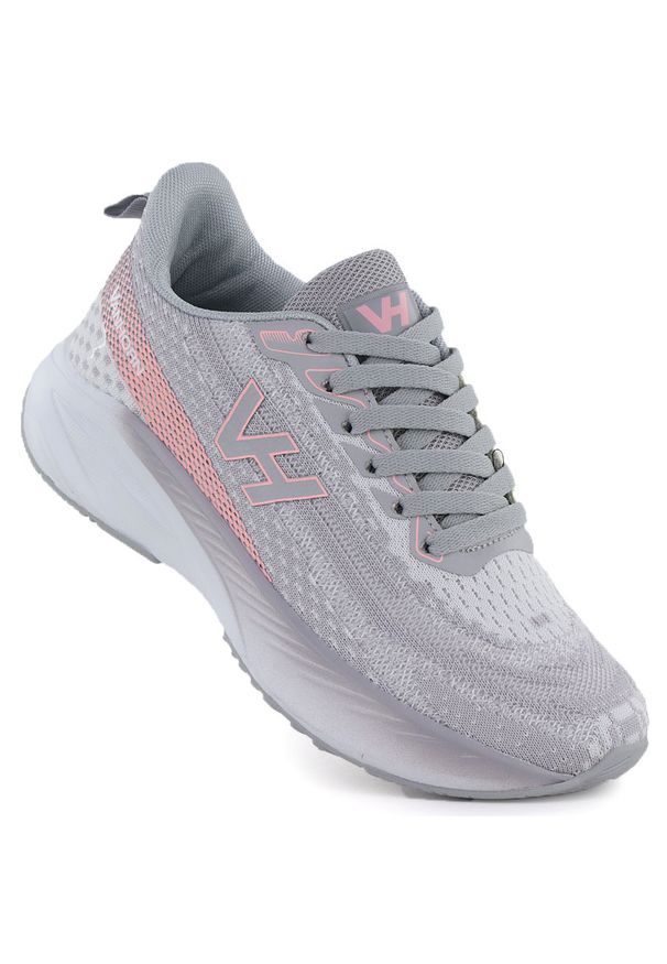 Półbuty sportowe lekkie szare Vanhorn YW27308GR1. Okazja: na co dzień. Kolor: szary. Materiał: tkanina. Sport: turystyka piesza