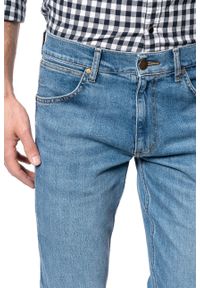 Wrangler - WRANGLER SPODNIE MĘSKIE GREENSBORO MID SUMMER BLUE W15QV712Z 112127106 #7