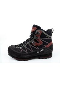Buty trekkingowe Gore-tex damskie Aku Trekker L.3. Wysokość cholewki: za kostkę. Zapięcie: sznurówki. Kolor: czarny. Materiał: zamsz, materiał, syntetyk. Szerokość cholewki: normalna