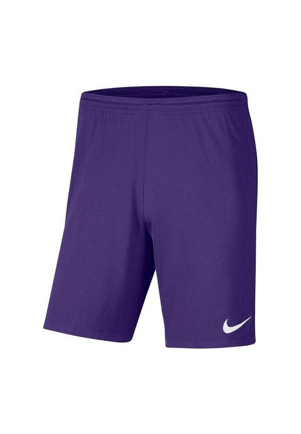 Nike - Męskie Spodenki Dry Park III. Kolor: fioletowy. Sport: turystyka piesza