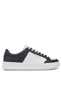 TOMMY HILFIGER - Tommy Hilfiger Sneakersy Th Court Mix Lth FM0FM05489 Kolorowy. Materiał: skóra. Wzór: kolorowy