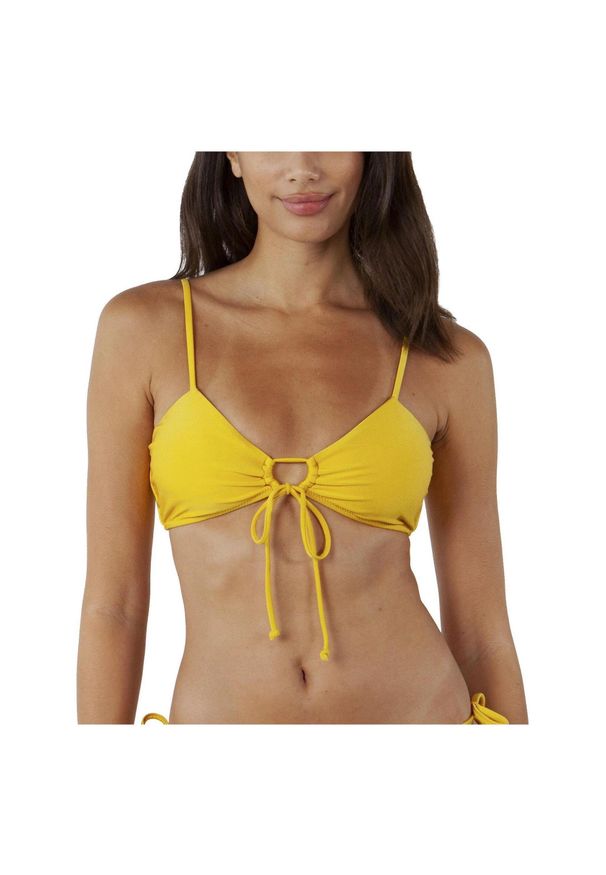 Damski top bikini Barts Isla Bow Tie. Kolor: żółty