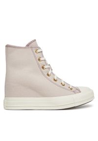 Converse Trampki Chuck Taylor All Star Wedge Platform Gold A12763C Różowy. Kolor: różowy. Materiał: materiał. Obcas: na platformie #1
