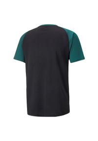 Puma - Koszulka fitness męska PUMA Fit Tee. Kolor: zielony, niebieski, wielokolorowy. Długość rękawa: krótki rękaw. Długość: krótkie. Sport: fitness